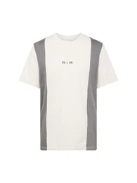 T-Shirt 'AIR' dunkelgrau / naturwei