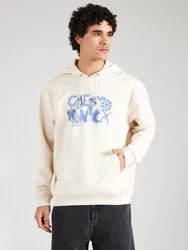 Cleptomanicx Kapuzensweatshirt Guard the Garden blau/hellgrn/wei