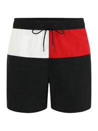 Badeshorts 'MEDIUM DRAWSTRING' feuerrot / schwarz / wei