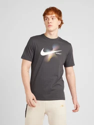 Nike Sportswear T-Shirt 'SWOOSH' gelb/anthrazit/rosa/weiß