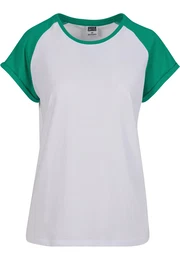 Urban Classics Tričko zelená / offwhite