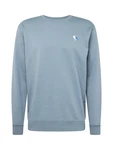 Cleptomanicx Sweatshirt Embro Gull azur/taubenblau/weiß