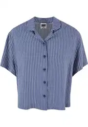 Urban Classics Halenka 'Resort' modrá / bílá