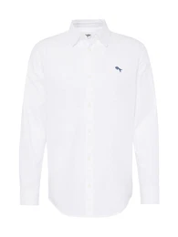 Hemd 'LS SHIRT' blau / wei