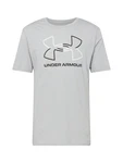 UNDER ARMOUR Funktionsshirt 'Foundation' grau/schwarz/weiß