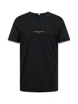 TOMMY HILFIGER T-Shirt rot/schwarz/weiß