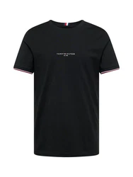 TOMMY HILFIGER T-Shirt rot/schwarz/weiß
