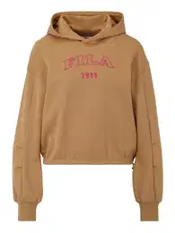 Mikina 'TOYONAKA' světle hnědá / červená