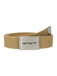 Carhartt WIP Gürtel cognac/schwarz/silber