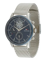 Uhr 'STEWART' navy / rot / silber