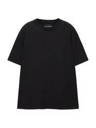 Pull&Bear T-Shirt schwarz
