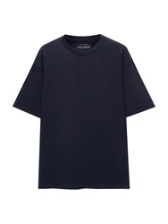 Pull&Bear T-Shirt nachtblau