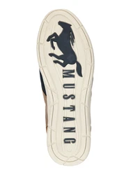 MUSTANG Sneaker mit Markenlabel navy/braun