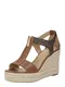 MICHAEL Michael Kors Sandali 'BERKLEY WEDGE'  rjava