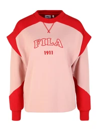 Sweater majica 'TIARET' prljavo roza / krvavo crvena