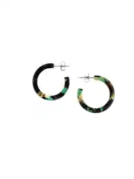 Náušnice 'Anni ' béžová / zelená