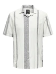 Only & Sons Hemd Caiden graumeliert/weiß