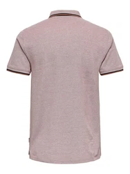 Only & Sons Poloshirt/ T-Shirt Fletcher cappuccino/schwarz