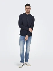 Only & Sons Hemd 'Caiden' nachtblau