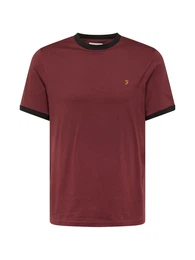 T-Shirt 'GROVES' burgunder / schwarz