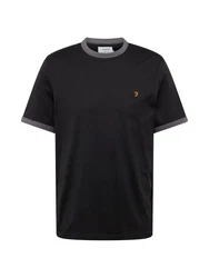 FARAH T-Shirt 'GROVES' curry / graphit / schwarz