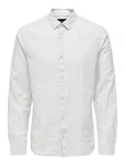 Only & Sons Hemd Caiden hellgrau/weiß