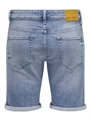 Only & Sons Shorts Ply blue denim