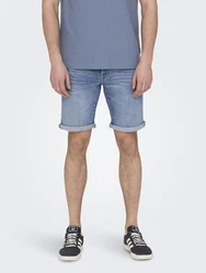 Only & Sons Shorts Ply blue denim