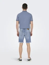 Only & Sons Shorts Ply blue denim