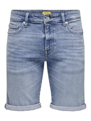 Only & Sons Shorts Ply blue denim