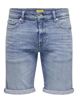 Only & Sons Shorts Ply blue denim