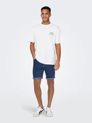 Only & Sons Shorts PLY blau/denim