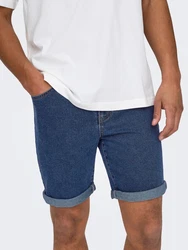 Only & Sons Shorts PLY blau/denim