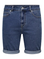 Only & Sons Shorts PLY blau/denim