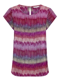 Bluza 'NOVA' kaki / roza / magenta / karmin crvena
