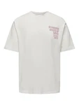Only & Sons T-Shirt 'ONSKENNY' mauve/weiß