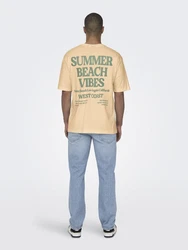 Only & Sons T-Shirt 'ONSKENNY' khaki/pfirsich