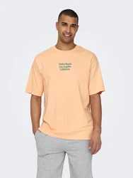 Only & Sons T-Shirt 'ONSKENNY' khaki/pfirsich
