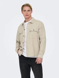 Only & Sons Hemd Kennet grau