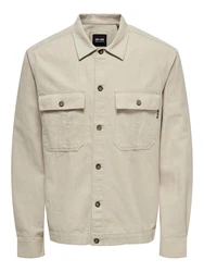 Only & Sons Hemd Kennet grau