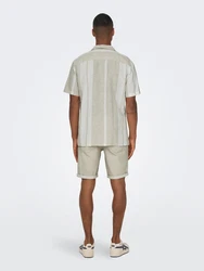 Only & Sons Hemd Caiden khaki/weiß