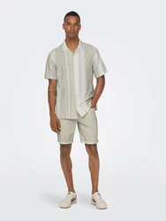 Only & Sons Hemd Caiden khaki/weiß