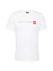 The North Face Mens Short Sleeve Never Stop Exploring Tee rot/schwarz/weiß