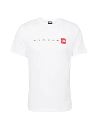 T-Shirt 'Never Stop Exploring T-Shirt' rot / schwarz / wei