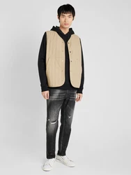 SELECTED HOMME Weste 'Tide' dunkelbeige