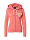 Superdry Jopa na zadrgo rumena / korala Superdry Jopa na zadrgo rumena / korala