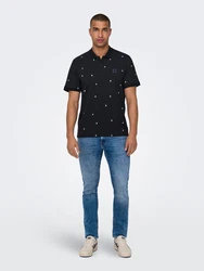 Only & Sons Poloshirt 'DAVE' Dunkelblau (7491)