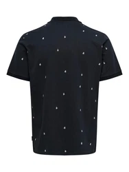 Only & Sons Poloshirt 'DAVE' Dunkelblau (7491)