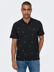 Only & Sons Poloshirt 'DAVE' Dunkelblau (7491)