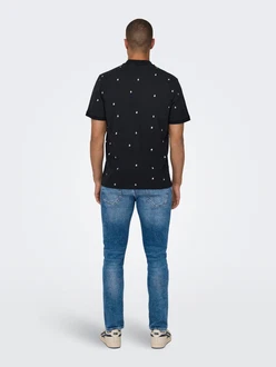 Only & Sons Poloshirt 'DAVE' Dunkelblau (7491) Only & Sons Poloshirt 'DAVE' Dunkelblau (7491)